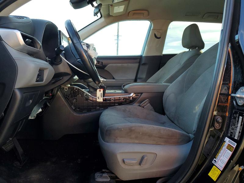 2021 Toyota Highlander VIN 5TDZZRAH9MS070167 COPART salvage auction — FRONT END, Ca - Dis/Dlr/Exp Only Clean Title, sold $10,600 on 2026-07-09 (photo 7)