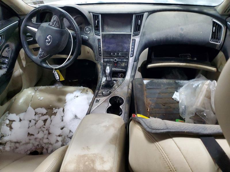 2015 Infiniti Q50 VIN JN1BV7AR3FM418749 COPART salvage auction — ALL OVER, De - Parts Only - No Title, sold $450 on 2026-07-21 (photo 8)