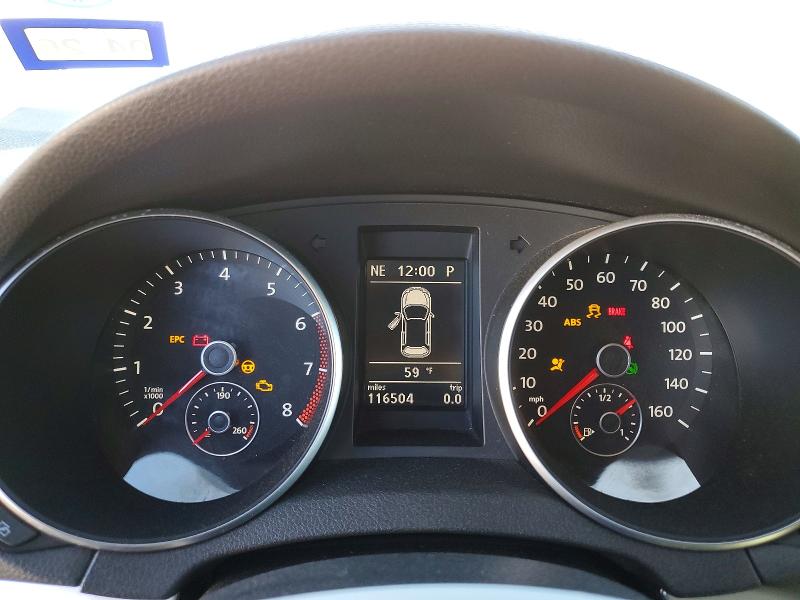 2011 Volkswagen Golf VIN WVWDA7AJ6BW327811 COPART salvage auction — FRONT END, Tx - Salvage Vehicle Title, sold $850 on 2026-07-21 (photo 9)