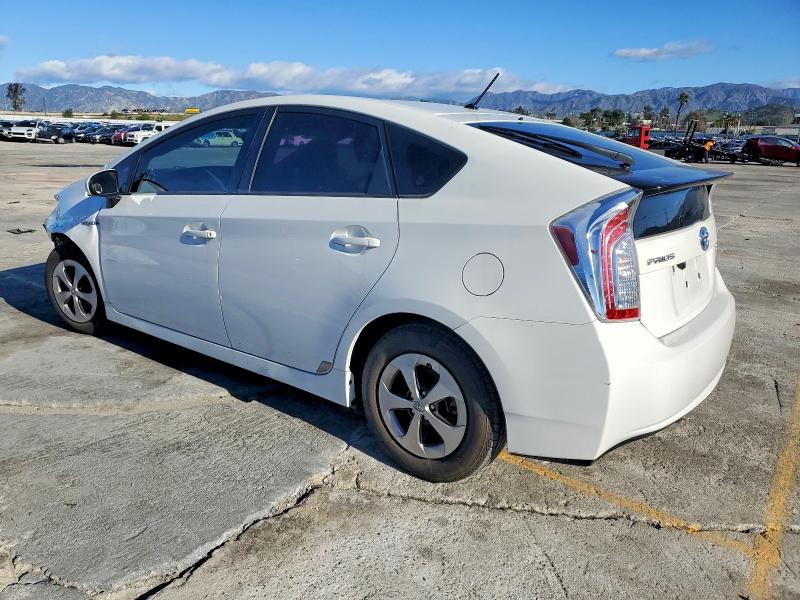 2013 Toyota Prius VIN JTDKN3DU4D5559374 COPART salvage auction — FRONT END, Ca - Salvage Certificate, sold $250 on 2026-07-27 (photo 2)