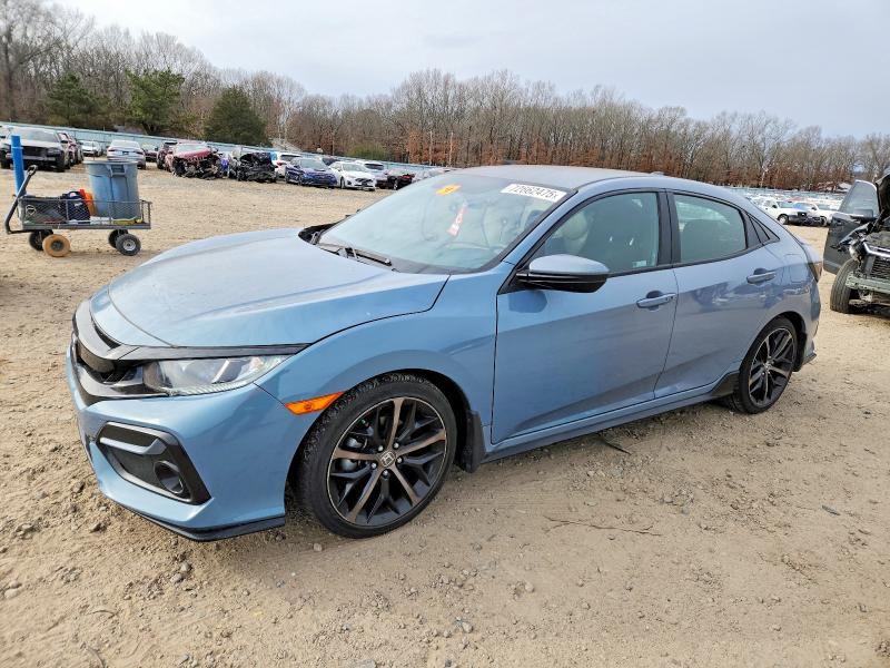 2021 Honda Civic VIN SHHFK7H4XMU210034 COPART salvage auction — SIDE, Ar - Cert Of Title-Salvage, sold $350 on 2026-07-27 (photo 1)