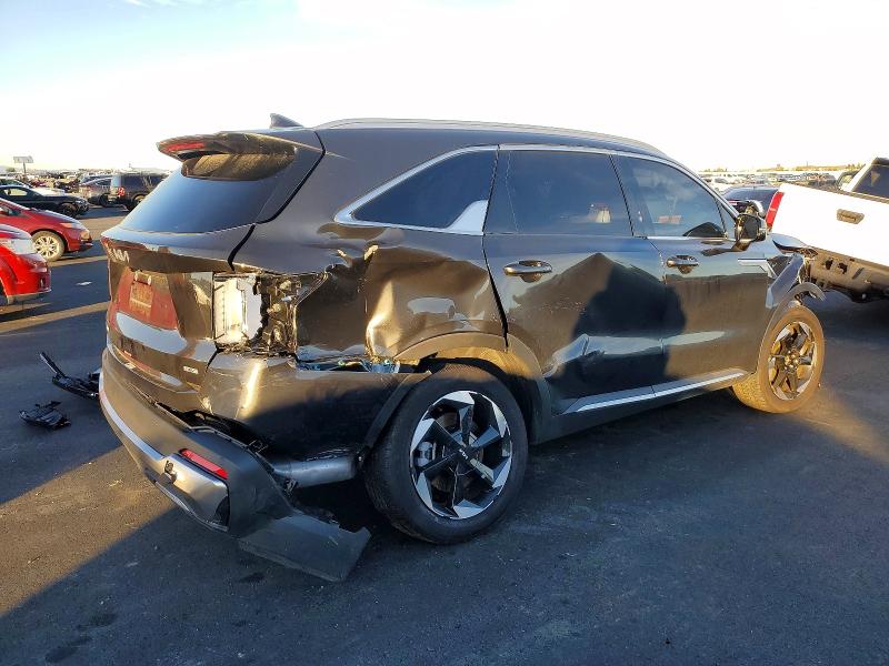 2025 Kia Sorento VIN KNDRH4JG3S5372991 COPART salvage auction — REAR END, Wv - Salvage Certificate, sold $80 on 2026-07-27 (photo 3)