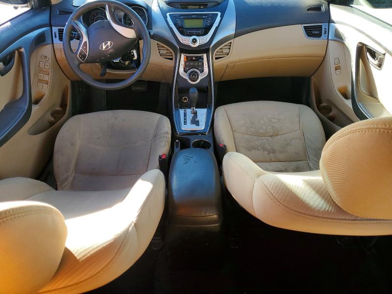 2012 Hyundai Elantra VIN 5NPDH4AE2CH137153 COPART salvage auction — VANDALISM, AL - CERTIFICATE OF TITLE, sold $675 on 2026-07-02 (photo 8)