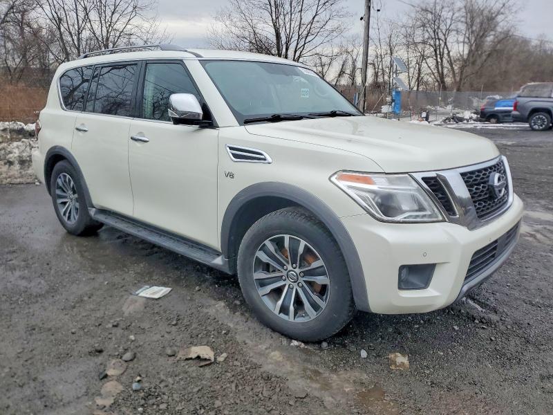 2020 Nissan Armada VIN JN8AY2NC5LX517239 COPART salvage auction — WATER/FLOOD, Nj - Cert Of Title-Salvage Flood, sold $5,800 on 2026-07-07 (photo 4)