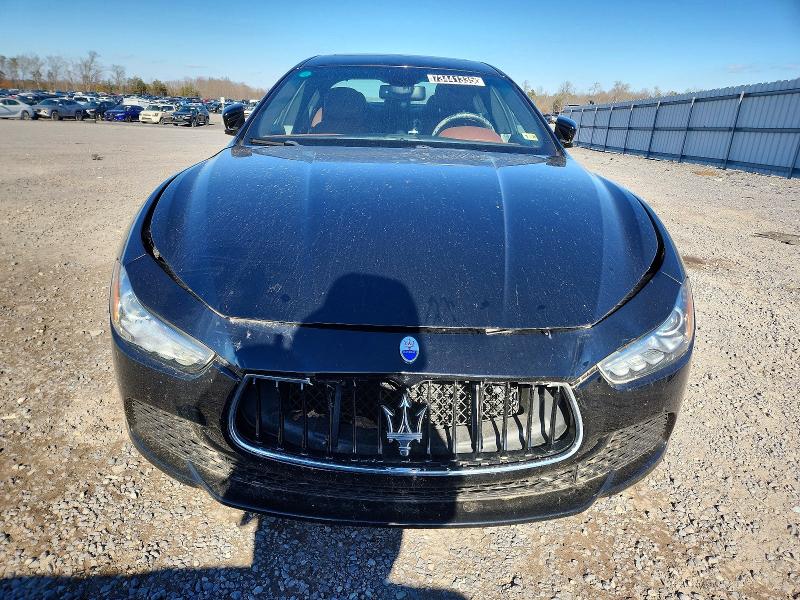 2016 Maserati Ghibli VIN ZAM57RTA7G1189109 COPART salvage auction — FRONT END, Va - Certificate Of Title, sold $5,900 on 2026-07-14 (photo 5)