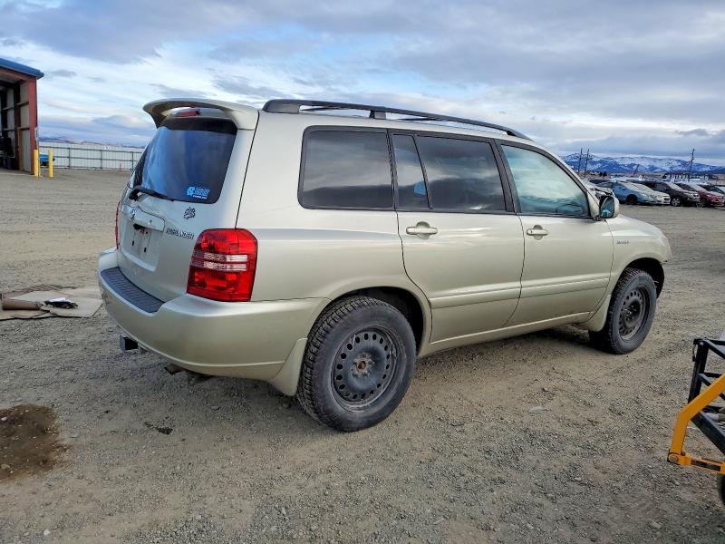 2001 Toyota Highlander VIN JTEHF21A510033464 COPART salvage auction — FRONT END, Wa - Vehicle Cert Of Ownership-Titl, sold $200 on 2026-07-14 (photo 3)