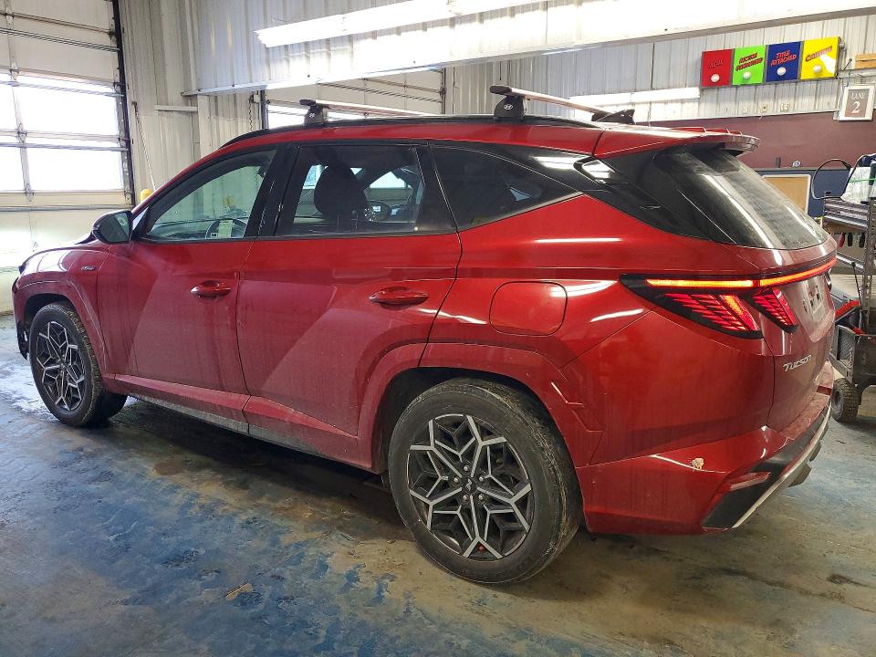 2022 Hyundai Tucson VIN KM8JF3AE1NU152993 COPART salvage auction — FRONT END, Ca - Salvage Certificate, sold $6,100 on 2026-07-20 (photo 2)