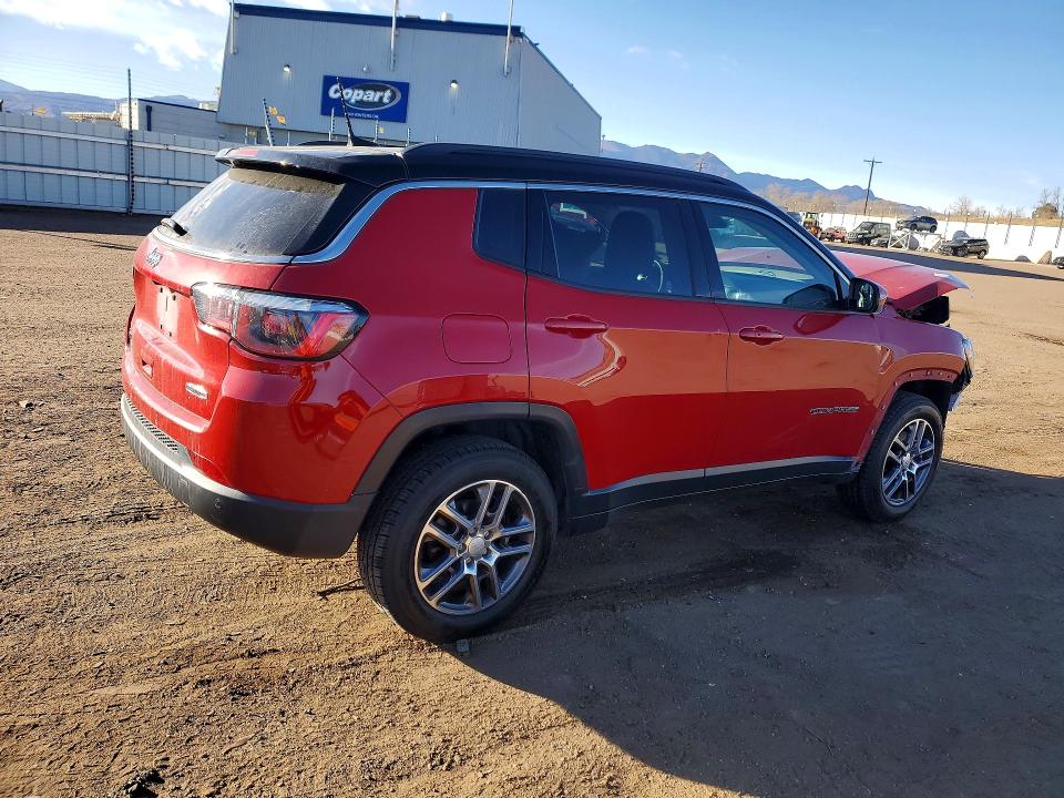 2020 Jeep Compass VIN 3C4NJDBB7LT244535 COPART salvage auction — FRONT END, Co - Salvage Title, sold $900 on 2026-07-22 (photo 3)
