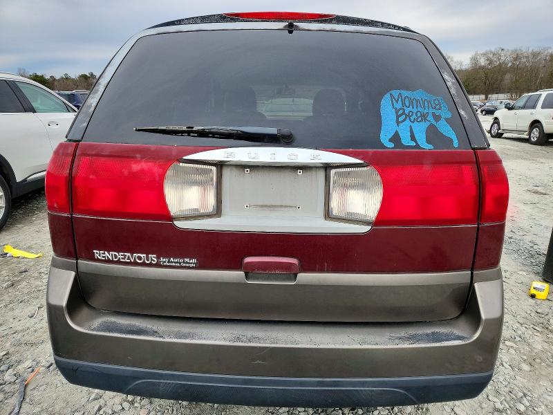 2004 Buick Rendezvous VIN 3G5DA03E44S596256 COPART salvage auction — FRONT END, Ga - Cert Of Title-Salvage, sold $300 on 2026-07-09 (photo 6)