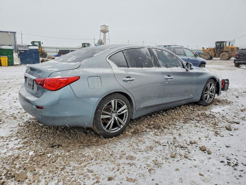 2018 Infiniti Q50 VIN JN1EV7AP5JM353830 COPART salvage auction — FRONT END, Il - Salvage Certificate, sold $1,900 on 2026-07-29 (photo 3)