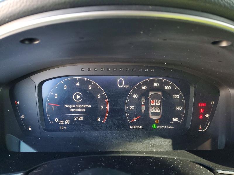 2025 Honda Civic VIN 2HGFE1E5XSH471966 COPART salvage auction — FRONT END, Il - Salvage Certificate, sold $8,800 on 2026-07-09 (photo 9)