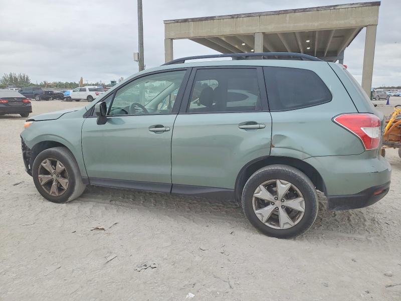 2016 Subaru Forester VIN JF2SJADC0GH527680 COPART salvage auction — FRONT END, Fl - Cert Of Title-Slvg Rebld Flood, sold $550 on 2026-07-09 (photo 2)
