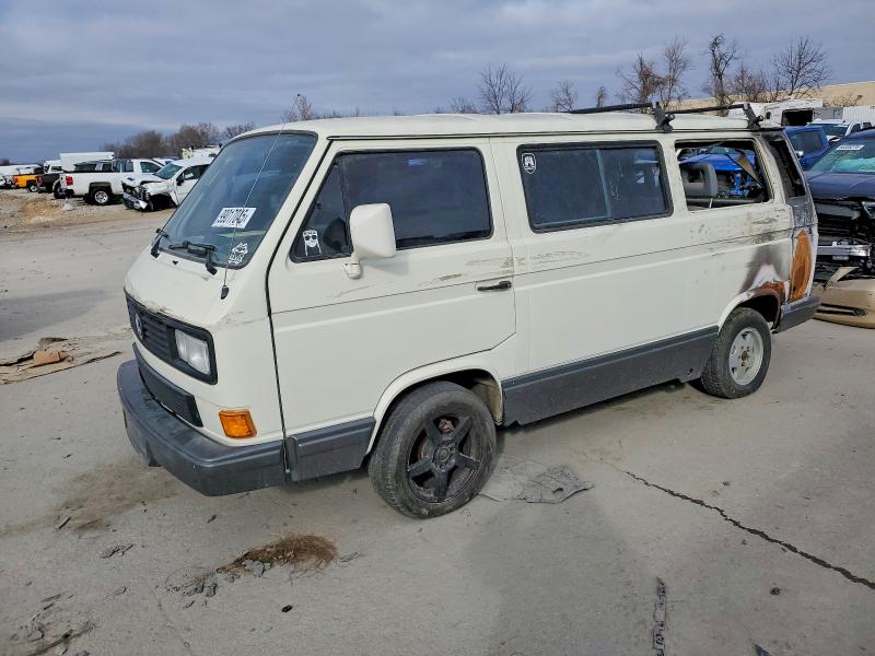 1990 Volkswagen Vanagon VIN WV2YB0256LH083575 COPART salvage auction — BURN, Sd - Cert Of Title-Salvage, sold $175 on 2026-07-31 (photo 1)