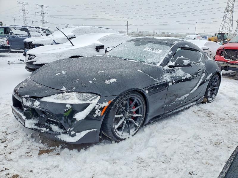 2021 Toyota Supra VIN WZ1DB0C00MW037500 COPART salvage auction — SIDE, Wv - Salvage Certificate, sold $22,000 on 2026-07-30 (photo 1)