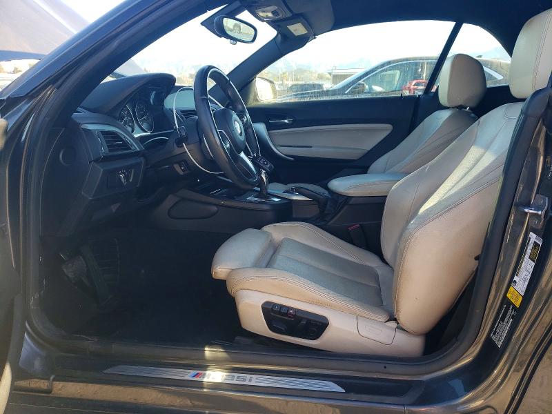 2015 BMW M235i VIN WBA1M1C56FV393629 COPART salvage auction — MECHANICAL, Ca - Salvage Certificate, sold $1,600 on 2026-07-22 (photo 7)