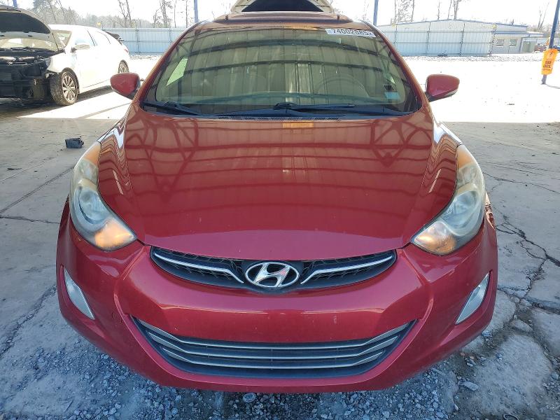 2012 Hyundai Elantra VIN KMHDH4AE4CU435883 COPART salvage auction — MINOR DENT/SCRATCHES, Mt - Certificate Of Title, sold $950 on 2026-07-23 (photo 5)