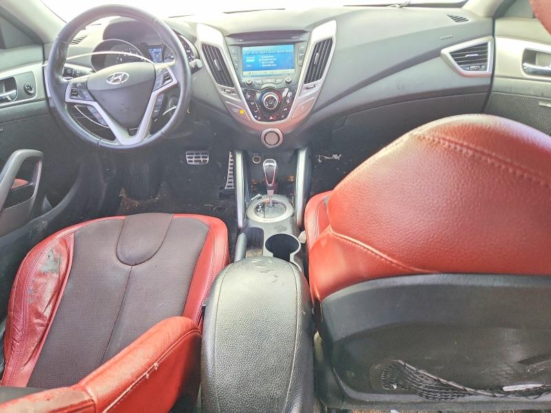 2012 Hyundai Veloster VIN KMHTC6AD2CU064493 COPART salvage auction — FRONT END, Il - Salvage Certificate, sold $625 on 2026-07-06 (photo 8)
