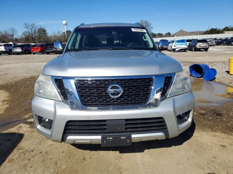 2017 Nissan Armada VIN JN8AY2NDXH9004685 COPART salvage auction — MECHANICAL, Tn - Certificate Of Title, sold $3,150 on 2026-07-20 (photo 5)