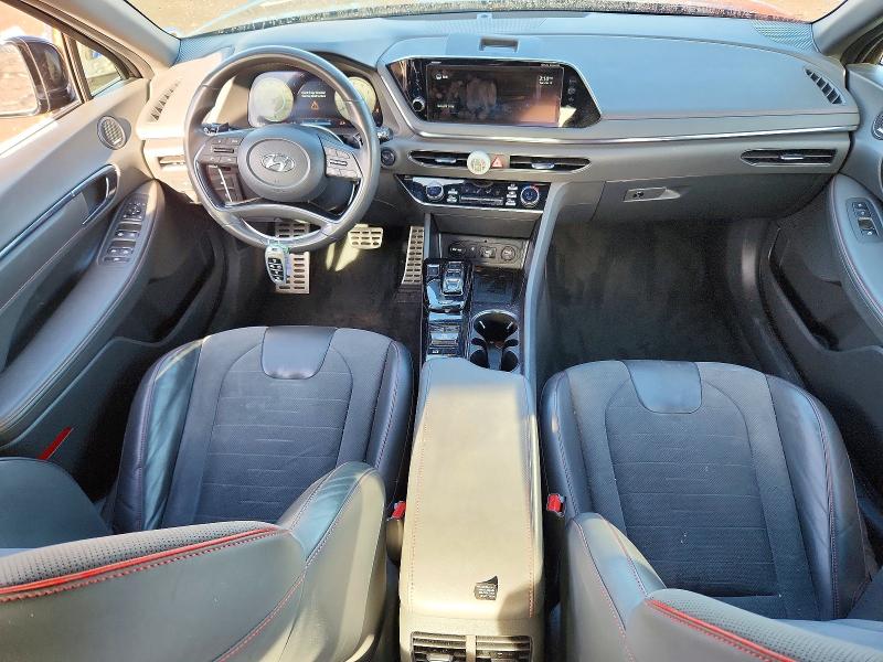 2022 Hyundai Sonata VIN KMHL14JC6NA217933 COPART salvage auction — FRONT END, Id - Salvage Certificate Of Title, sold $5,300 on 2026-07-07 (photo 8)