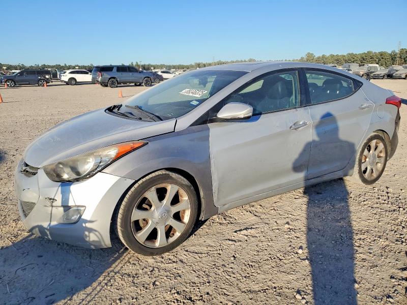 2013 Hyundai Elantra VIN KMHDH4AE8DU706509 COPART salvage auction — REAR END, Id - Salvage Certificate Of Title, sold $700 on 2026-07-31 (photo 1)