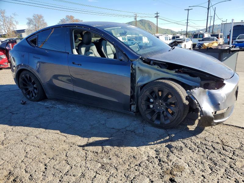 2021 Tesla Model y VIN 5YJYGDEE8MF091066 COPART salvage auction — FRONT END, Ca - Salvage Certificate, sold $6,300 on 2026-07-16 (photo 4)