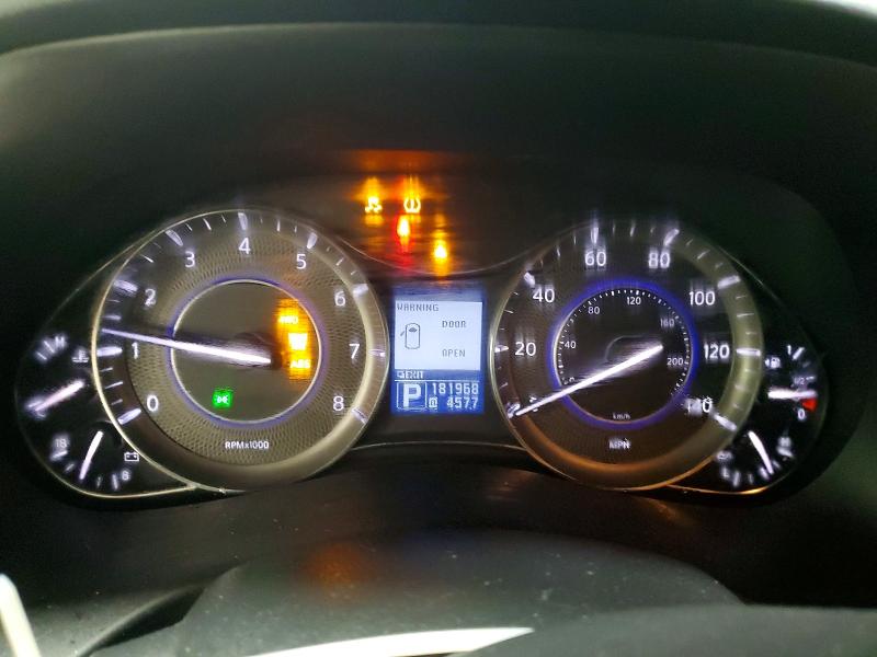2012 Infiniti Qx56 VIN JN8AZ2NE7C9018378 COPART salvage auction — FRONT END, Il - Salvage Certificate, sold $1,350 on 2026-07-07 (photo 9)