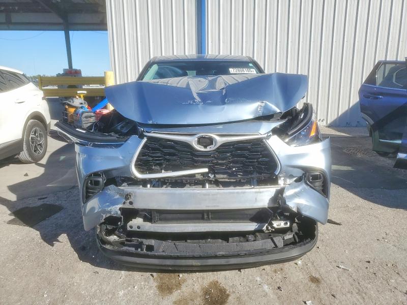 2024 Toyota Highlander VIN 5TDZARAH0RS535143 COPART salvage auction — FRONT END, Fl - Cert Of Title Slvg Rebuildable, sold $11,900 on 2026-07-15 (photo 5)