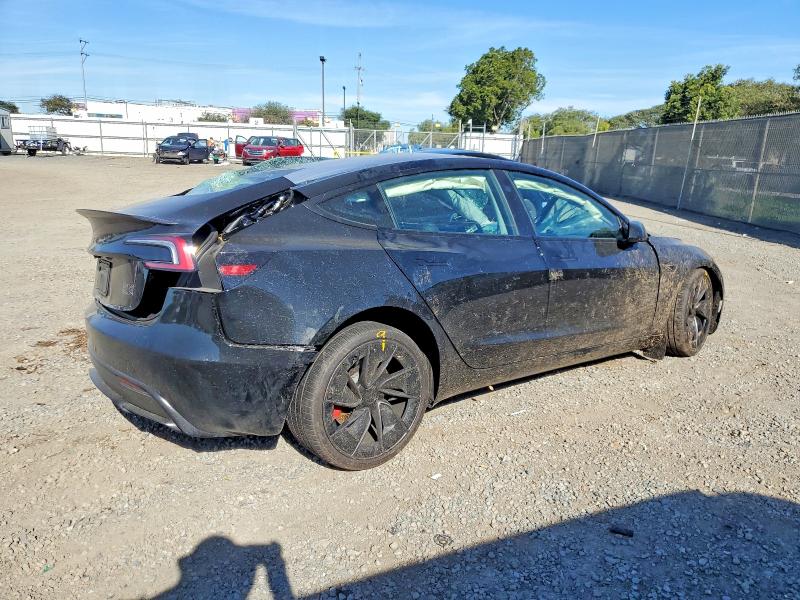 2026 Tesla Model 3 VIN 5YJ3E1ET8TF143016 COPART salvage auction — REAR END, Ca - Salvage Certificate, sold $4,450 on 2026-07-24 (photo 3)