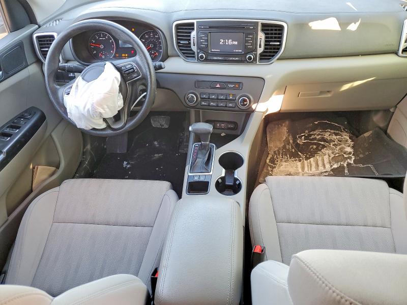 2019 Kia Sportage VIN KNDPM3AC6K7551671 COPART salvage auction — FRONT END, Il - Salvage Certificate, sold $2,150 on 2026-07-21 (photo 8)