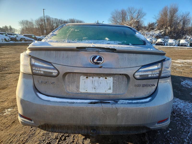 2010 Lexus Hs 250h VIN JTHBB1BA2A2020723 COPART salvage auction — REAR END, Vt - Certificate Of Title, sold $2,000 on 2026-07-31 (photo 6)