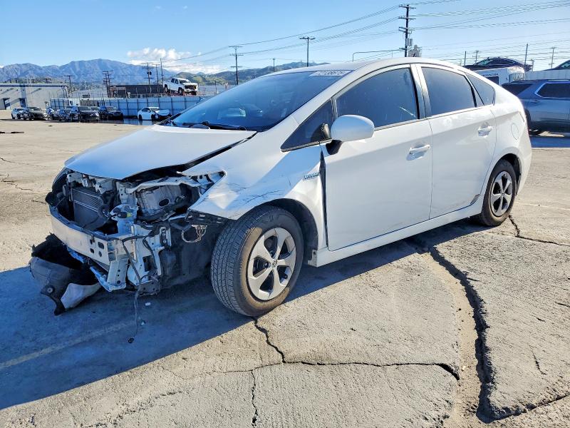2013 Toyota Prius VIN JTDKN3DU4D5559374 COPART salvage auction — FRONT END, Ca - Salvage Certificate, sold $250 on 2026-07-27 (photo 1)