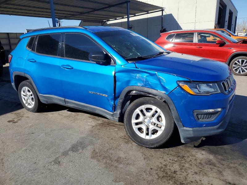 2018 Jeep Compass VIN 3C4NJDAB0JT230281 COPART salvage auction — FRONT END, Tx - Salvage Vehicle Title, sold $2,950 on 2026-07-10 (photo 4)