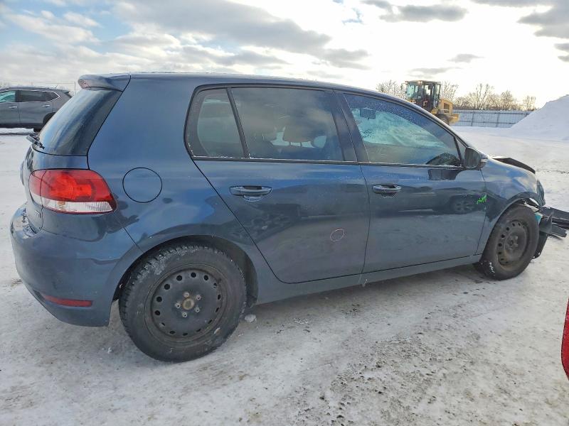 2013 Volkswagen Golf VIN WVWDM7AJ5DW044035 COPART salvage auction — UNDERCARRIAGE, Salvage Title, sold $800 on 2026-07-16 (photo 3)