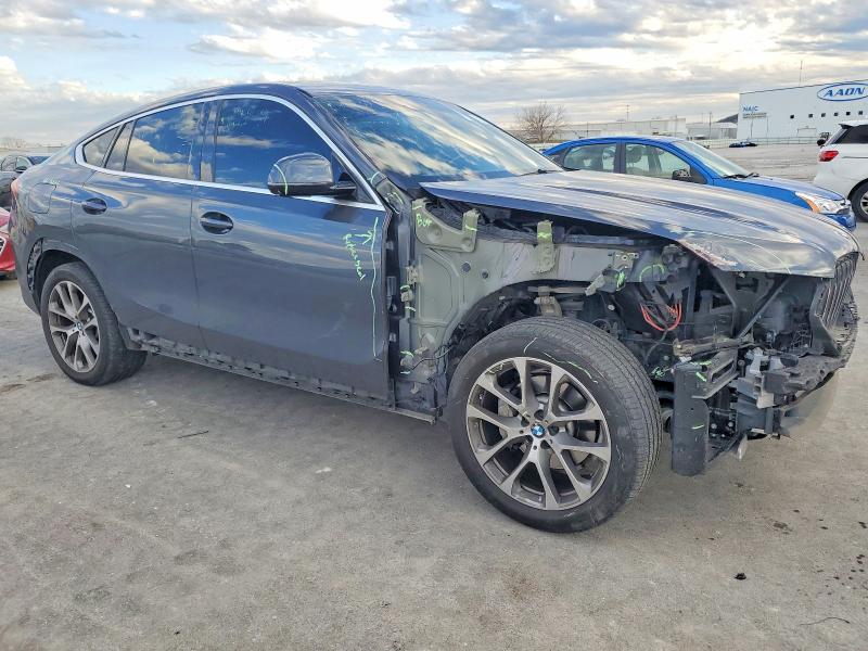 2021 BMW X6 VIN 5UXCY4C09M9D88499 COPART salvage auction — FRONT END, OK - CERTIFICATE OF TITLE, sold $24,400 on 2026-09-09 (photo 4)
