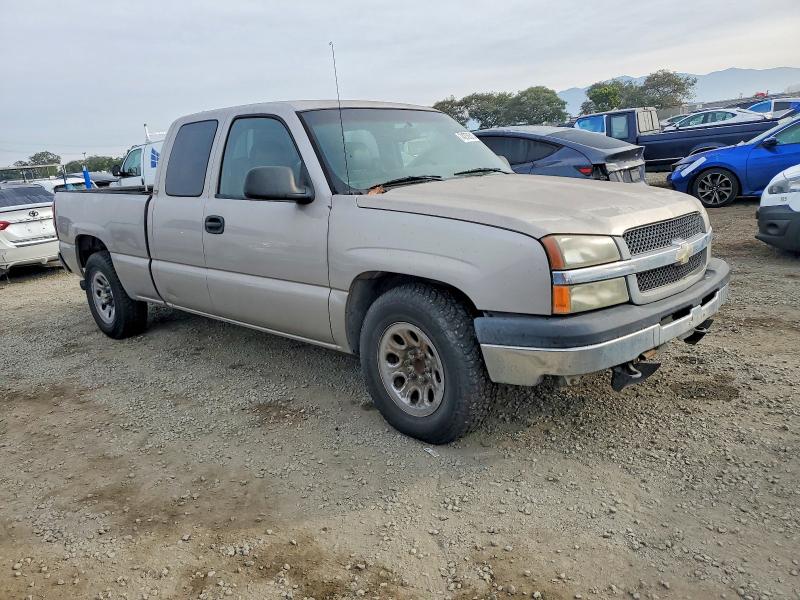 2005 Chevrolet Silverado 1500 VIN 1GCEC19X45Z271309 COPART salvage auction — FRONT END, Ca - Dis/Dlr/Exp App For Dup Clean, sold $1,550 on 2026-07-02 (photo 4)