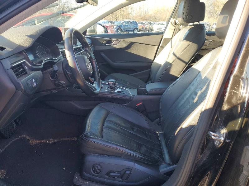 2018 Audi A4 VIN WAUDNAF48JA040323 COPART salvage auction — FRONT END, Wv - Certificate Of Title, sold $4,900 on 2026-07-31 (photo 7)