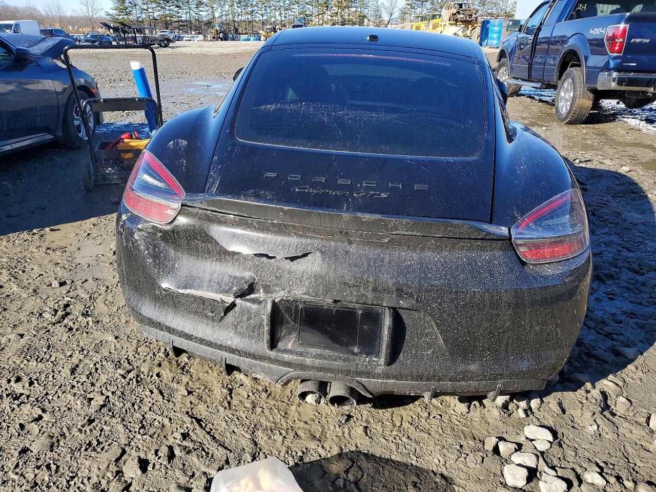 2016 Porsche Cayman VIN WP0AB2A80GK185826 COPART salvage auction — Side, NJ - CERT OF TITLE-SALVAGE, sold $20,700 on 2026-03-16 (photo 6)