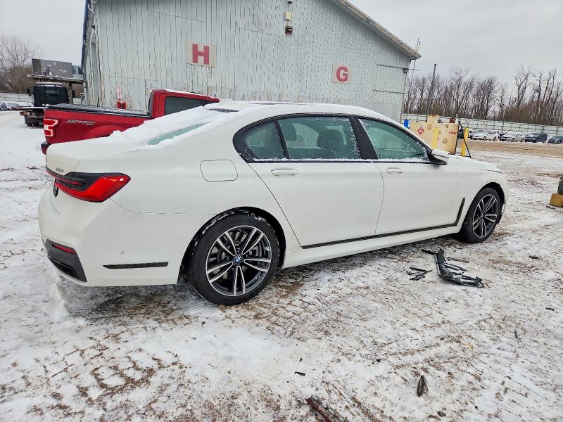2022 BMW 7er VIN WBA7U2C08NCK33895 COPART salvage auction — FRONT END, Mi - Cert Of Title-Salvage Vehicle, sold $28,750 on 2026-07-08 (photo 3)