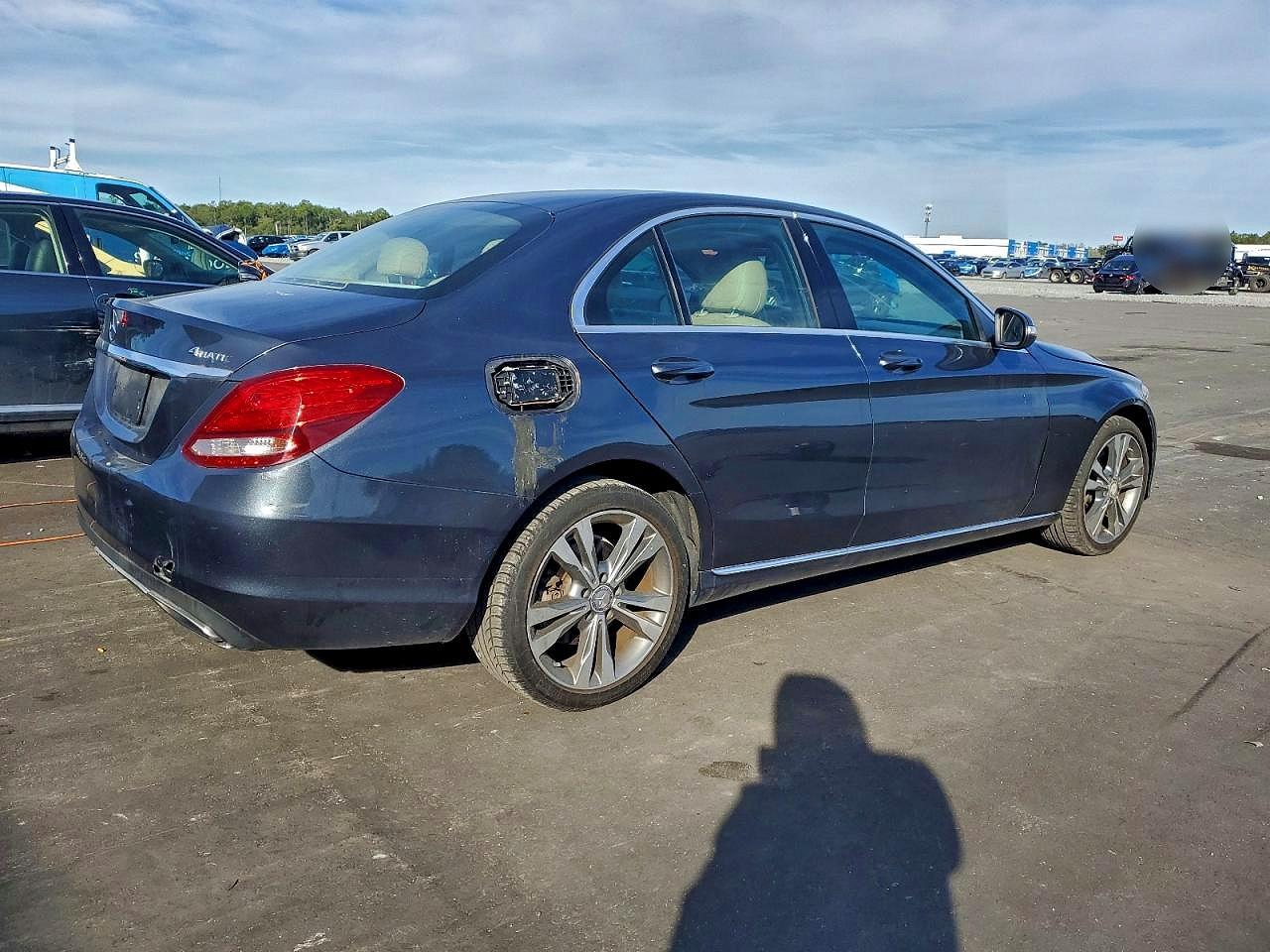 2015 Mercedes-Benz C-Class VIN 55SWF4KB4FU032554 COPART salvage auction — Front End, FL - CERT OF TITLE SLVG REBUILDABLE, sold $4,100 on 2026-07-06 (photo 3)