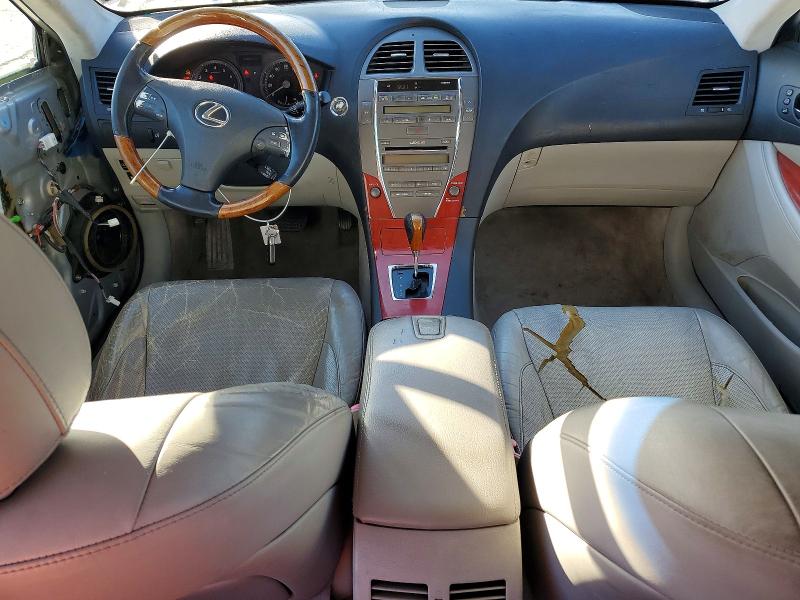 2007 Lexus Es 350 VIN JTHBJ46G972005356 COPART salvage auction — FRONT END, CA - SALVAGE CERTIFICATE, sold $625 on 2026-07-31 (photo 8)