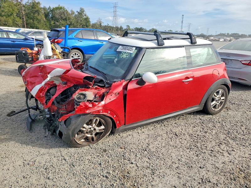 2013 Mini Cooper VIN WMWSU3C50DT692378 COPART salvage auction — FRONT END, Fl - Cert Of Title Slvg Rebuildable, sold $350 on 2026-07-31 (photo 1)
