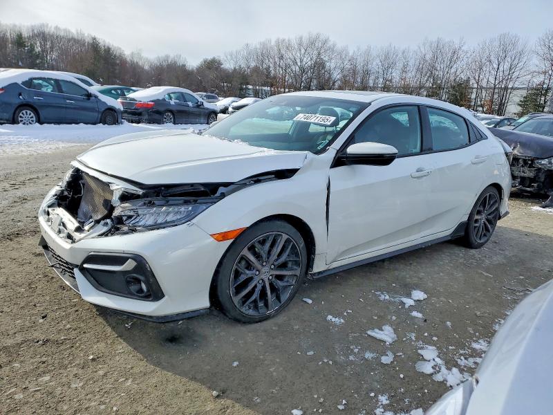 2021 Honda Civic VIN SHHFK7H97MU413491 COPART salvage auction — FRONT END, Ma - Cert Of Title-Salvage, sold $6,000 on 2026-07-10 (photo 1)
