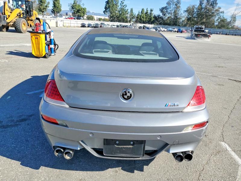 2006 BMW M6 VIN WBSEH93416B797267 COPART salvage auction — FRONT END, Ca - Salvage Certificate, sold $4,550 on 2026-07-02 (photo 6)