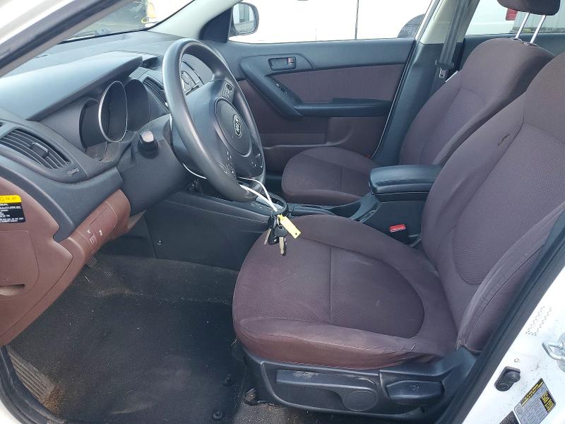 2010 Kia Forte VIN KNAFU4A23A5881221 COPART salvage auction — FRONT END, CA - SALVAGE CERTIFICATE, sold $900 on 2026-07-17 (photo 7)