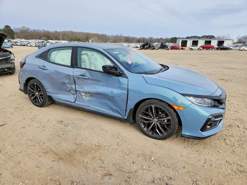 2021 Honda Civic VIN SHHFK7H4XMU210034 COPART salvage auction — SIDE, Ar - Cert Of Title-Salvage, sold $350 on 2026-07-27 (photo 4)