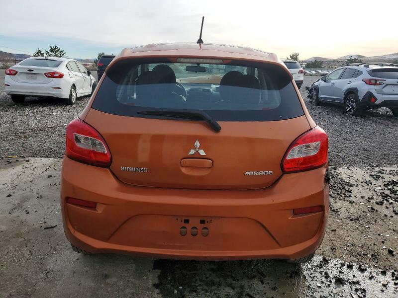 2017 Mitsubishi Mirage VIN ML32A3HJ2HH016432 COPART salvage auction — FRONT END, Nv - Salvage Title, sold $100 on 2026-07-30 (photo 6)