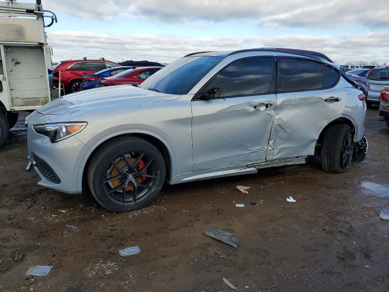 2021 Alfa romeo Stelvio VIN ZASPAKBNXM7D14971 COPART salvage auction — SIDE, Il - Salvage Certificate, sold $2,400 on 2026-07-21 (photo 1)