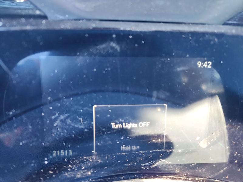 2025 Lexus Nx VIN JTJGKCEZ8S2044303 COPART salvage auction — FRONT END, Nv - Salvage Title, sold $11,300 on 2026-07-24 (photo 9)