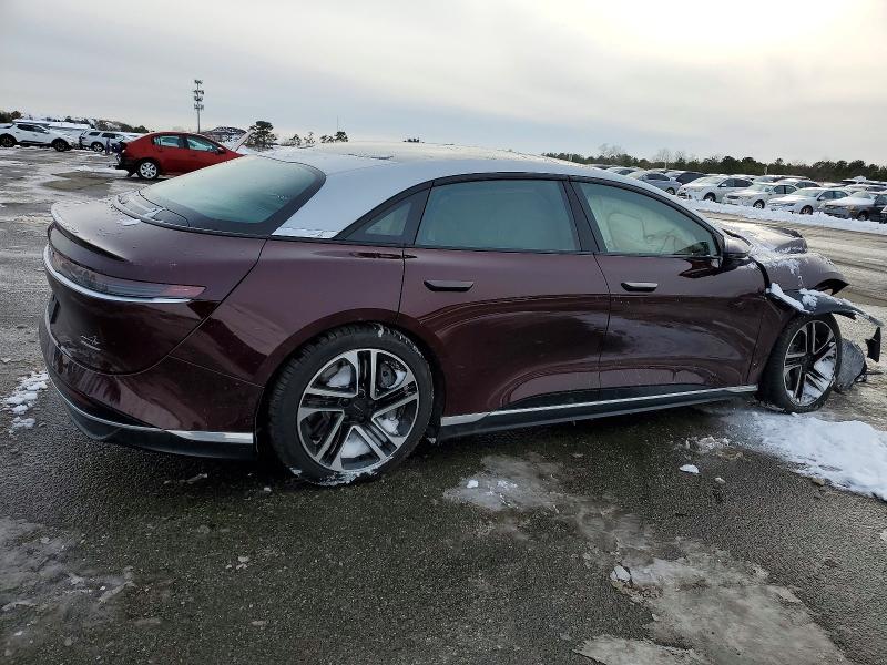 2026 Lucid motors Air VIN 50EA1TEA7TA021135 COPART salvage auction — FRONT END, NY - MV907A-PARTS ONLY, sold $6,300 on 2026-07-27 (photo 3)
