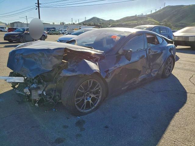 2021 Tesla Model s VIN 5YJSA1E6XMF444101 COPART salvage auction — FRONT END, Ca - Salvage Certificate, sold $200 on 2026-07-16 (photo 1)